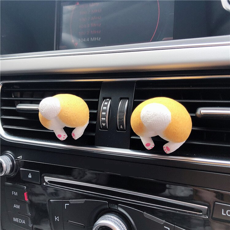 Korgi Arsch Auto Zubehör Nette Auto Lufterfrischer Luft entlüften Clips Duft Dekor Clip Automobil Innen Parfüm einstellen von 2