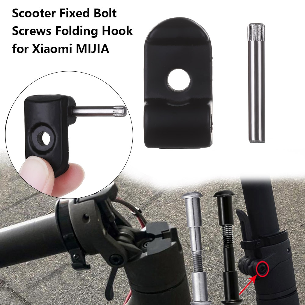 Charnière à vis en acier trempé pour trottinette Xiaomi MIJIA M 365,articulation de verrouillage en métal, outil de réparation, pothook/boulon fixe pliant, 1 pièce,