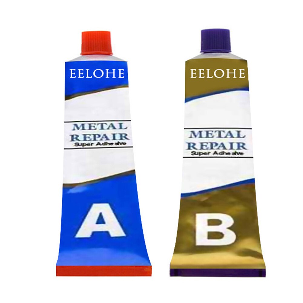 2pcs Glue Iron Steel Radiator Metal Repair Water Tank Strong Toughness Electric Portable Leakage Adhesive Sealant