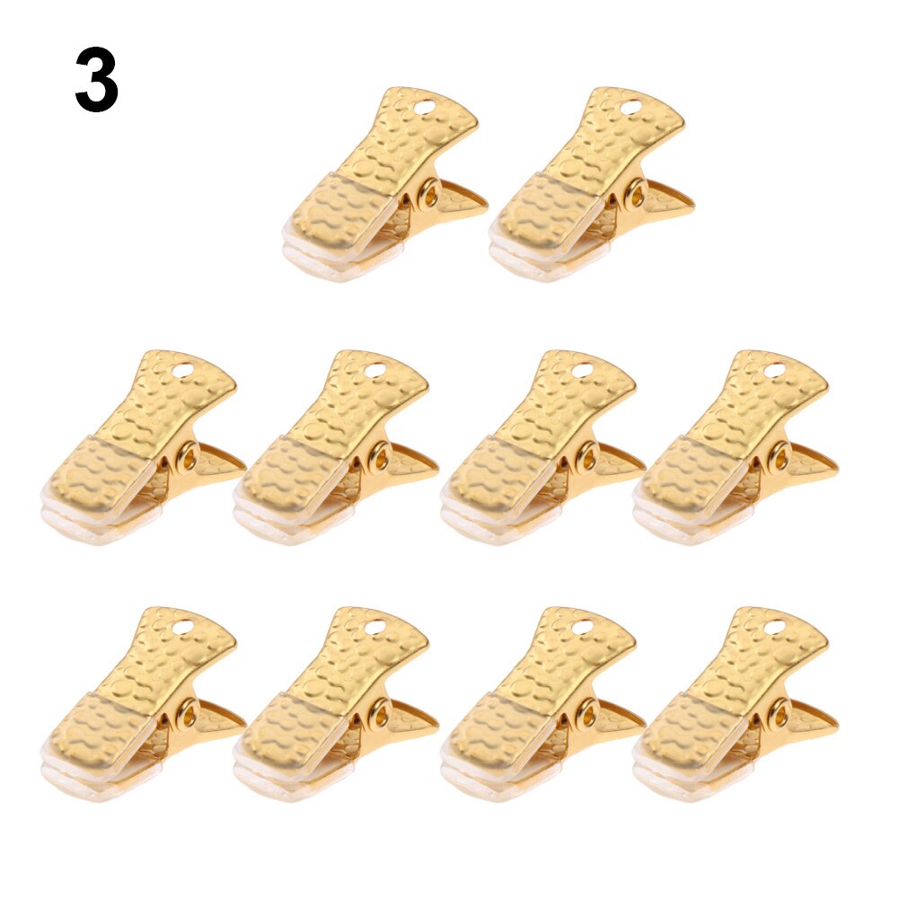 10 sztuk/zestaw metalowa plakietka identyfikacyjna smycz posiadacz karty klip smycz łańcuszek robić okularów klip anty-Stracony biżuteria chwyt mocowania akcesoria linowe: 3