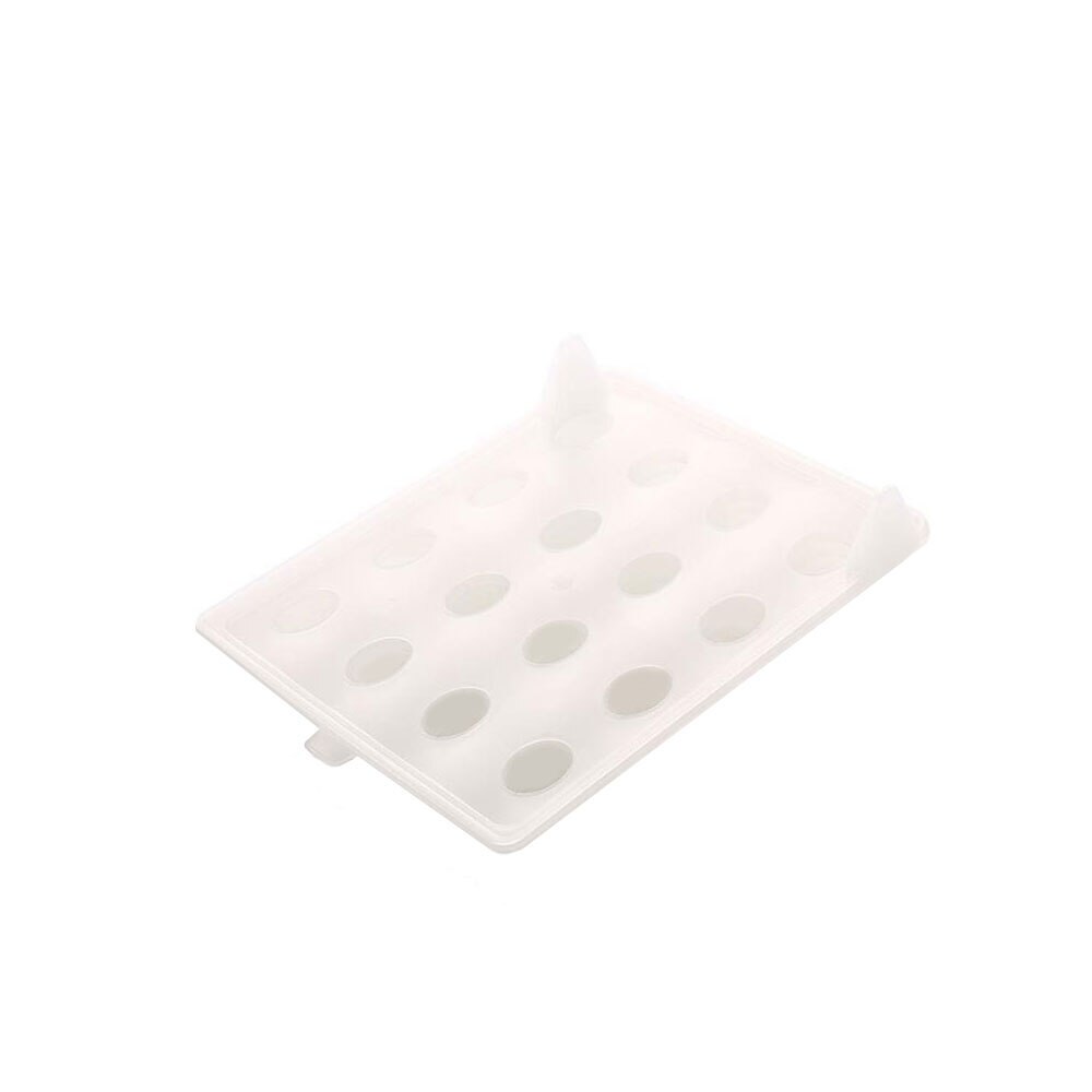 1 stk plast skap arrangør garderobeskap klær mappe t skjorte kles arrangør enkel brett sammenleggbar brett oppbevaringsstativ: Lysegrå