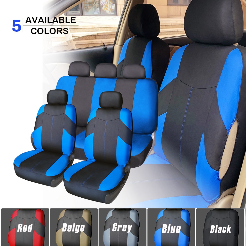 Universal Auto Sitzbezüge Vollen Satz Vorne Mesh Tuch für Lkw Limousine Innen 9 stücke Dekoration Zubehör Automobil Protektoren