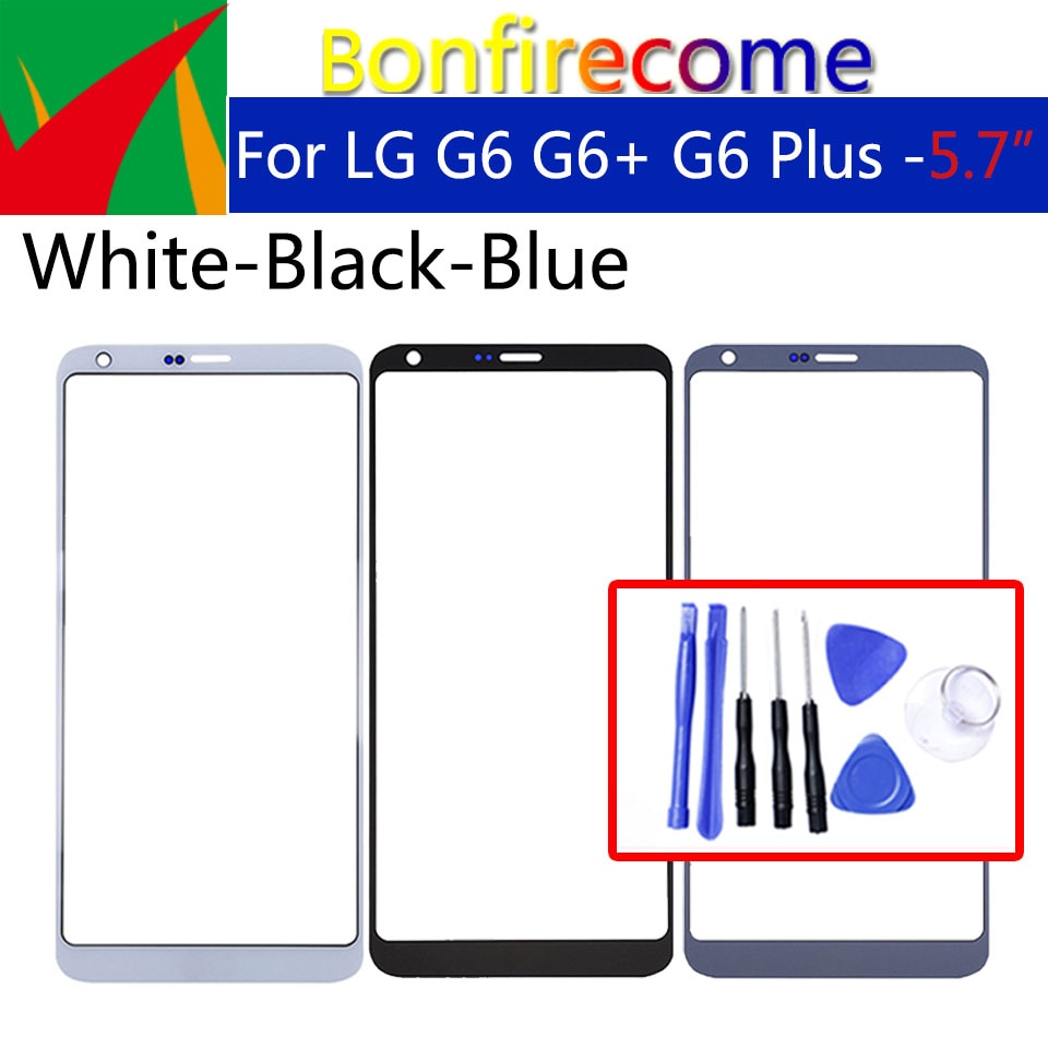 Touchscreen For LG G6 G6+ G6 Plus H870 H871 H872 H873 H870K H870S H870DS LCD Front Touch Screen Glass Outer Lens Replacement