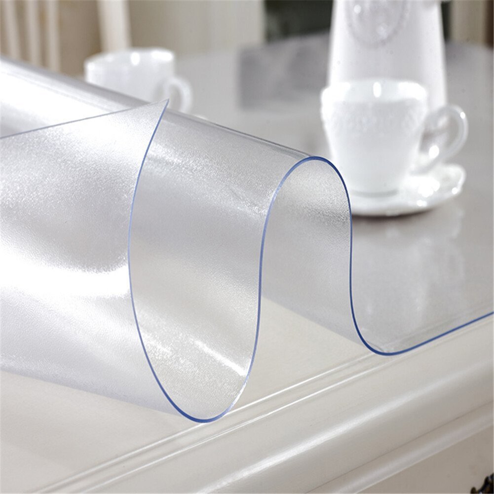 Waterdicht 1mm Transparante Tafel Dekken Waterbestendig PVC antislip Tafelkleed Protector Keuken kamer Decor mooi