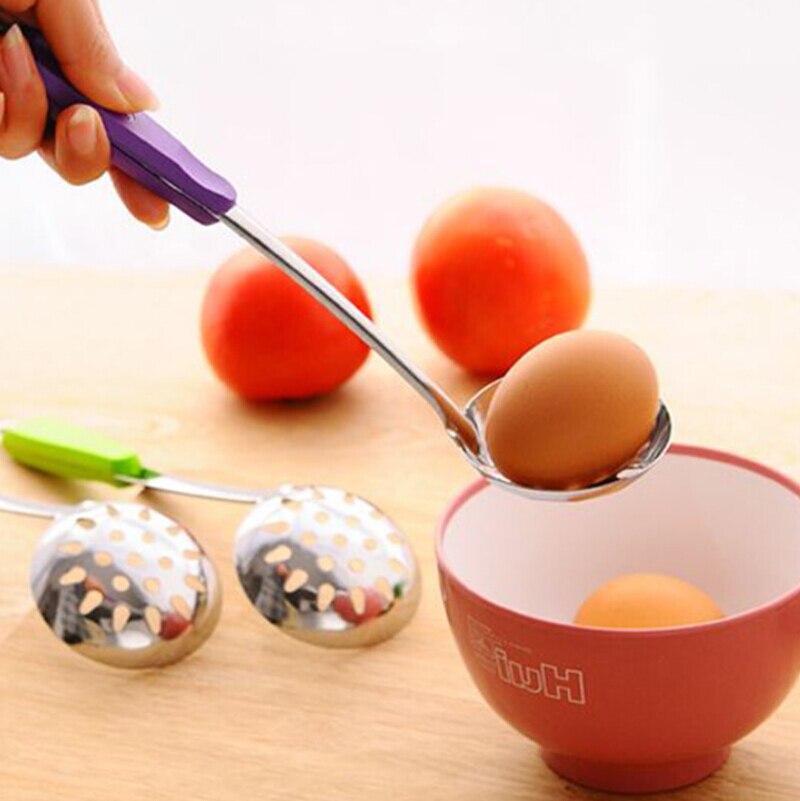 Escurridor de acero inoxidable, colador, cuchara de sopa, cucharón de sopa, utensilios de cocina, mango, colgante de pared, Color caramelo, herramientas de cocina, accesorios