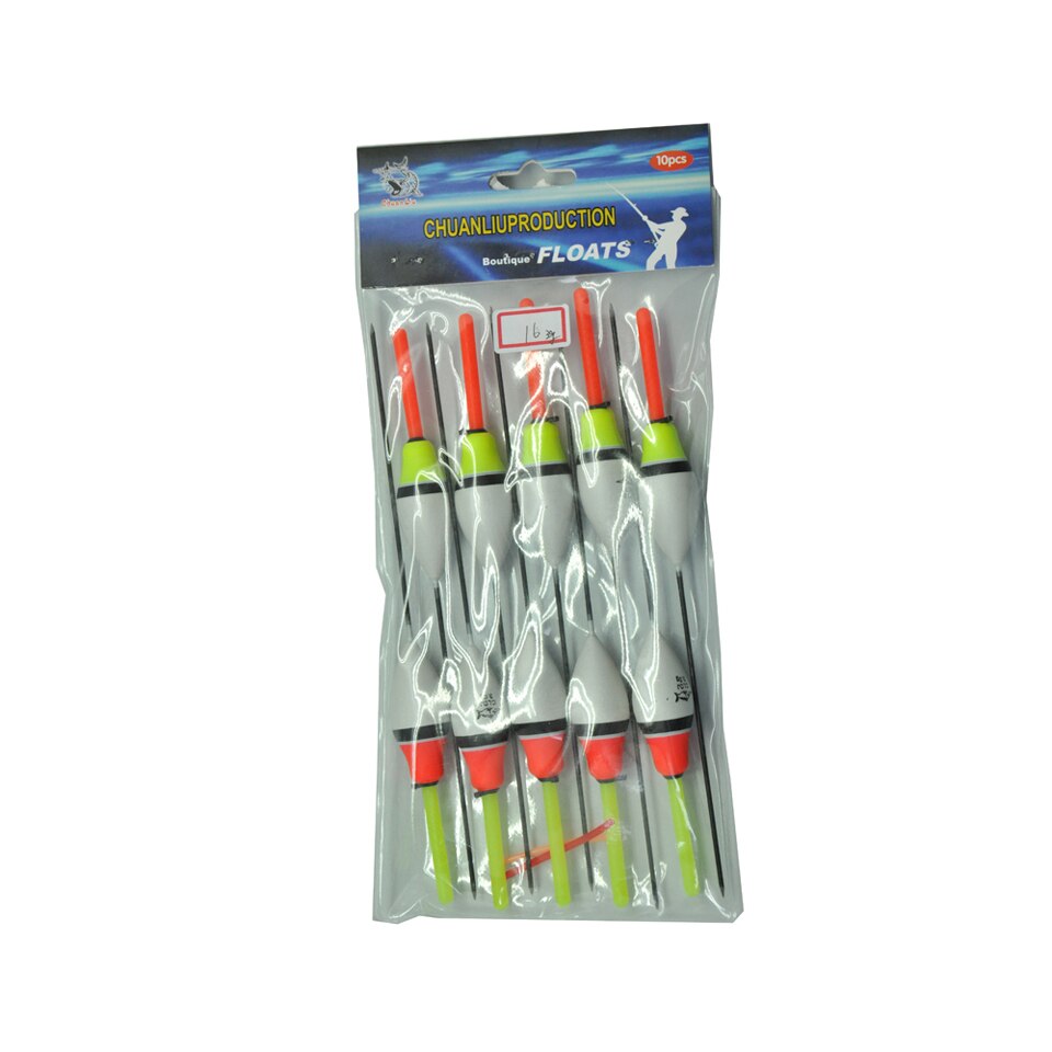 OLOEY Fishing float 10pcs composite material floating buoy fishing floats bobbers floater for river