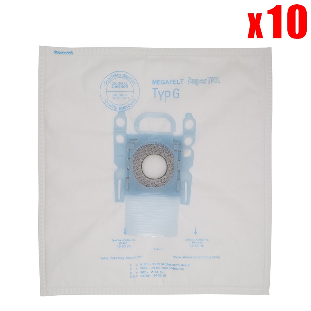 Støvposer til bosch støvsuger type g poser gl -30 pro gl -40 bgl 8508 gl 30 poser til bosch sphera støvsuger: C
