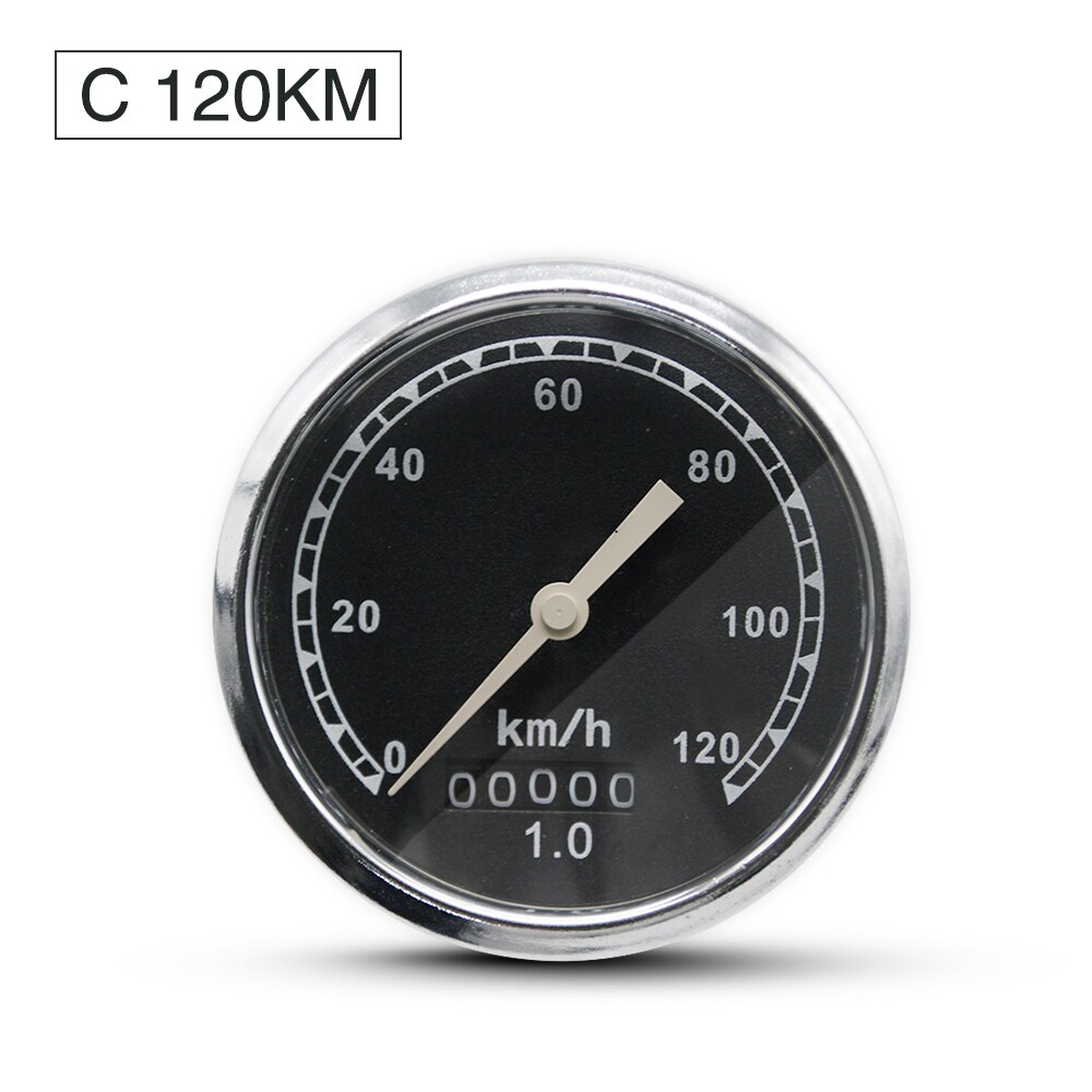 ZSDTRP For Bmw R12 R71 120 Km/h For CJ-K750 M-72 160 Km/h Retro model speedometer with light used at side car motorcycle: C 120km