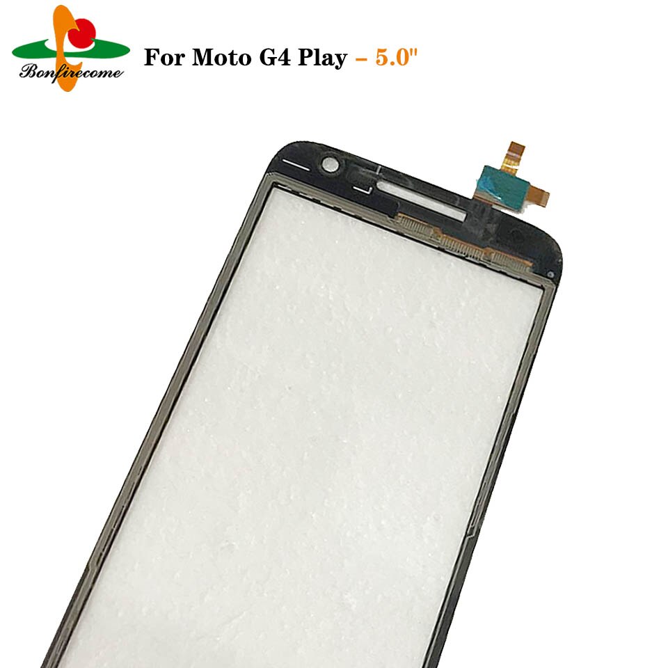 Para motorola moto g4 jogar xt1601 xt1602 xt1603 xt1604 painel sensor da tela de toque display lcd vidro digitador substituição