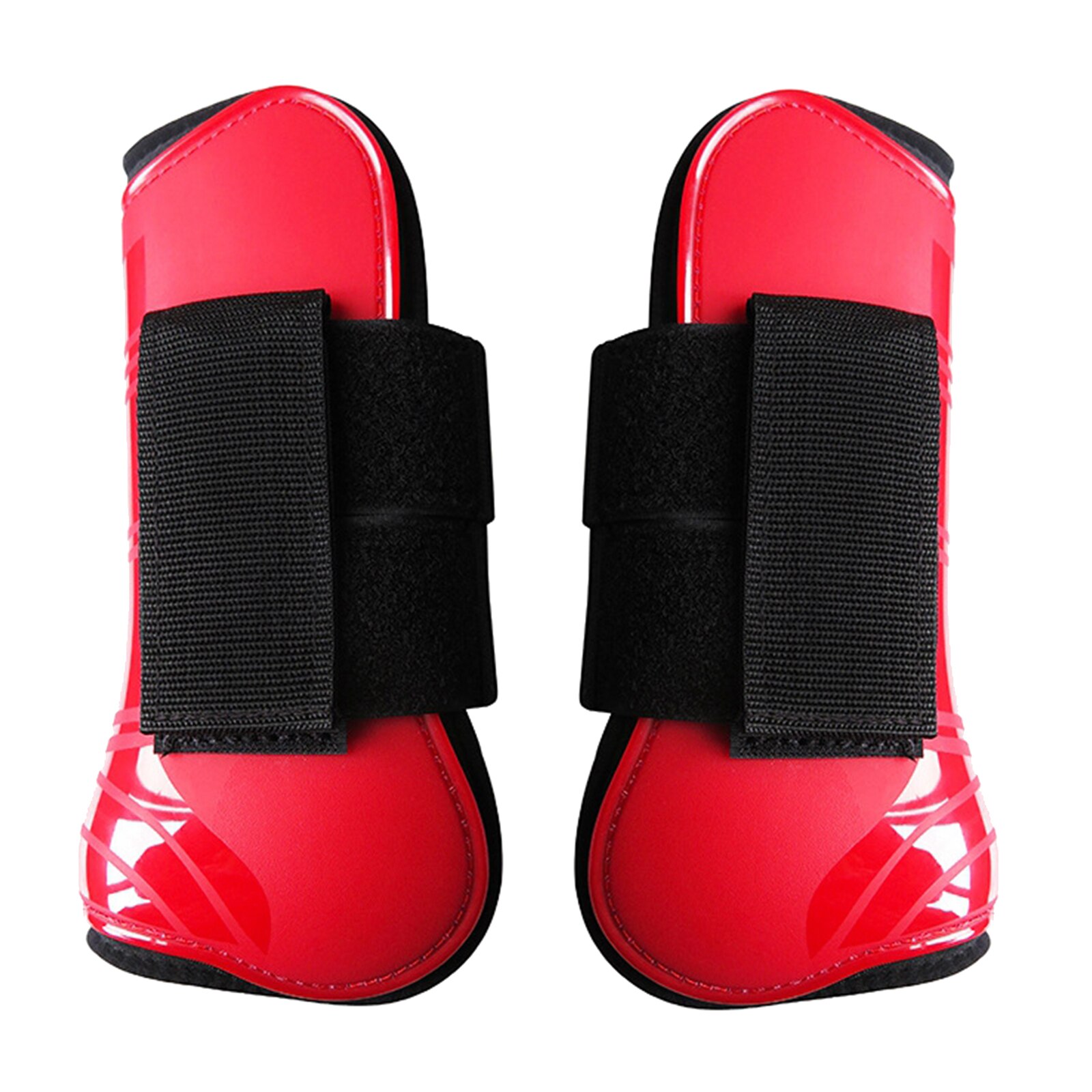 Xirfuni Guêtres de tendon de cheval, protection de jambe de cheval bleu marine pour l'équitation pour le saut (un lot de bleu marine, taille L