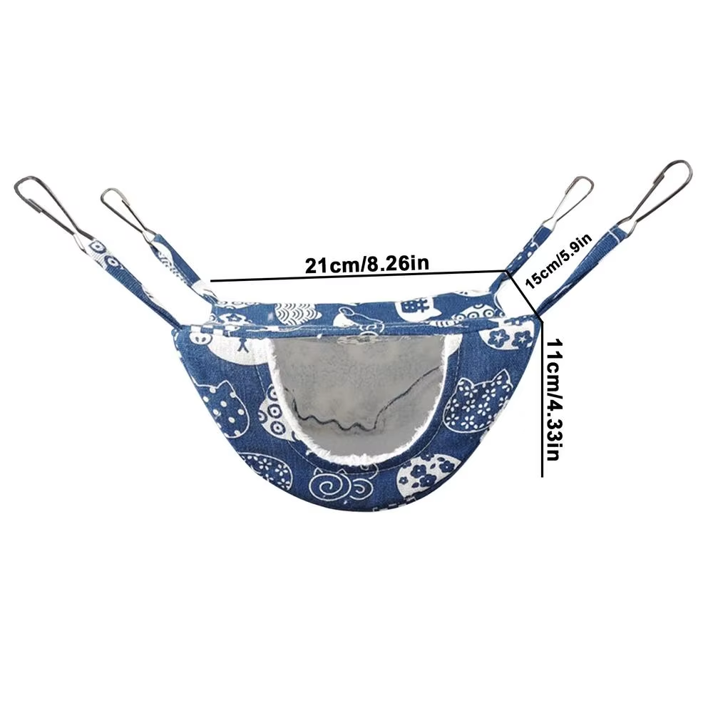 Jaula adecuada, hamaca para ratón escondite de conejillo de indias, cama de hurón, hamaca colgante, cama cálida para hurón, chinchilla