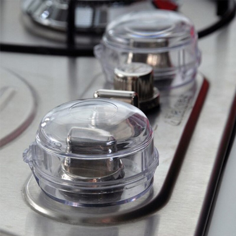 1/4PCS Transparent Gas Stove Switch Cover Household Kitchen Switch Protective Covers Microwave Oven Button Sleeve Safety Covers