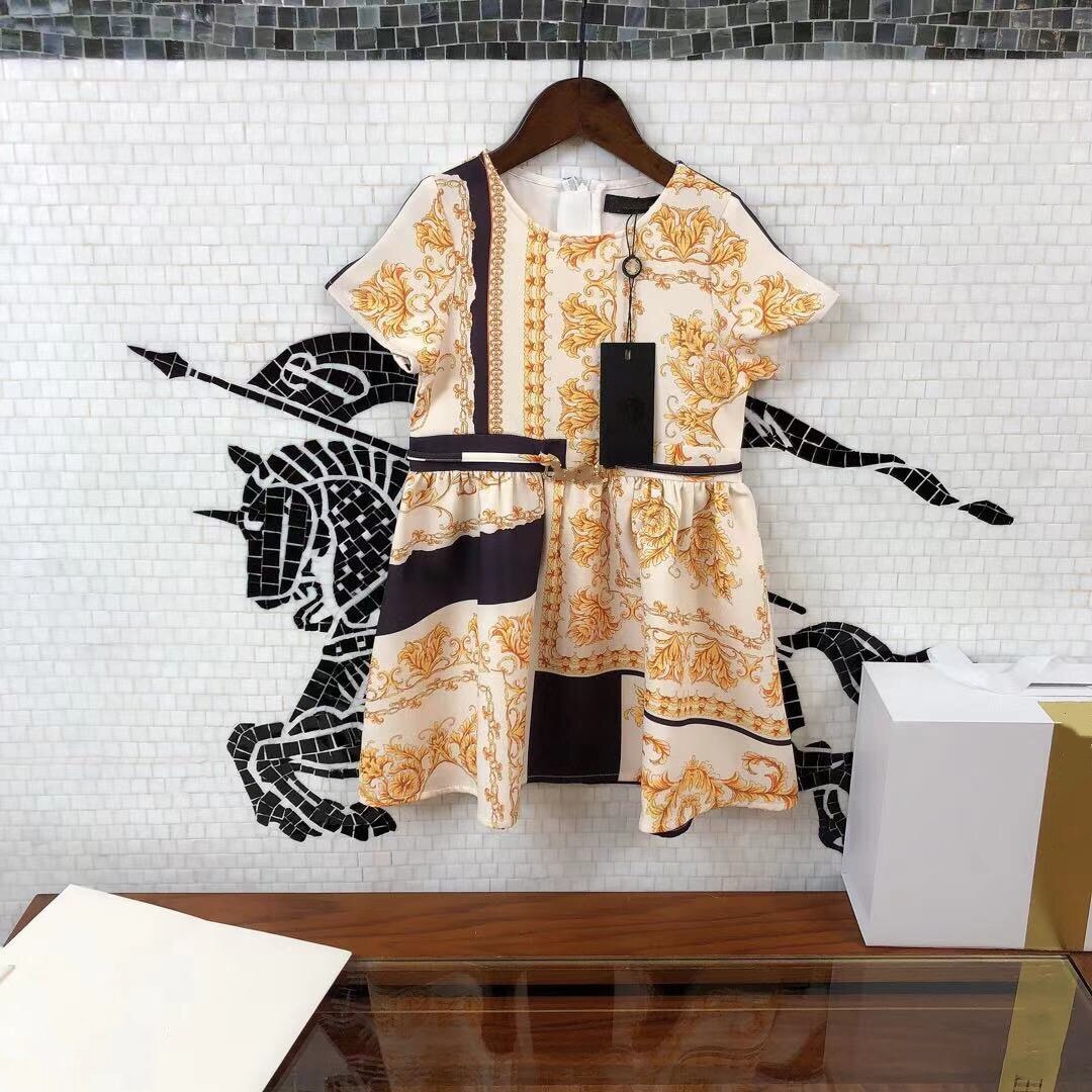 Zomer Meisjes Korte Mouwen Jurken, Grote Kinderkleding Vergelijkbaar Met Prinses Jurk Jurk Rok Fee