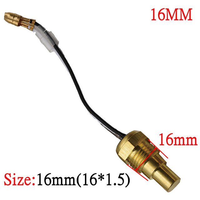 12V 24V coche camión Digital Sensor de temperatura del agua NPT1/8 50K cabeza 10mm 12mm 14mm 16mm 18mm 20mm 22mm 17mm 18mm 21mm temperatura del agua del remitente: MULTI