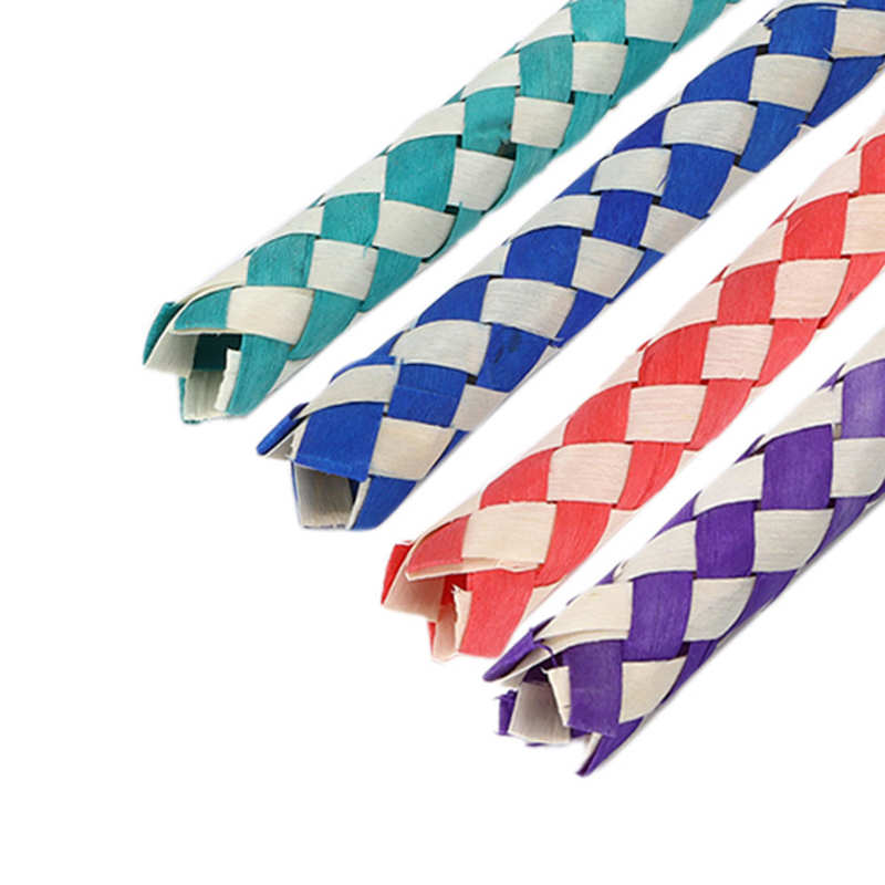 Trappola per dita in bambù cinese trappola per dita naturale per giocattoli per uccelli sostituzione di vari giocattoli e regali fai-da-te per animali domestici