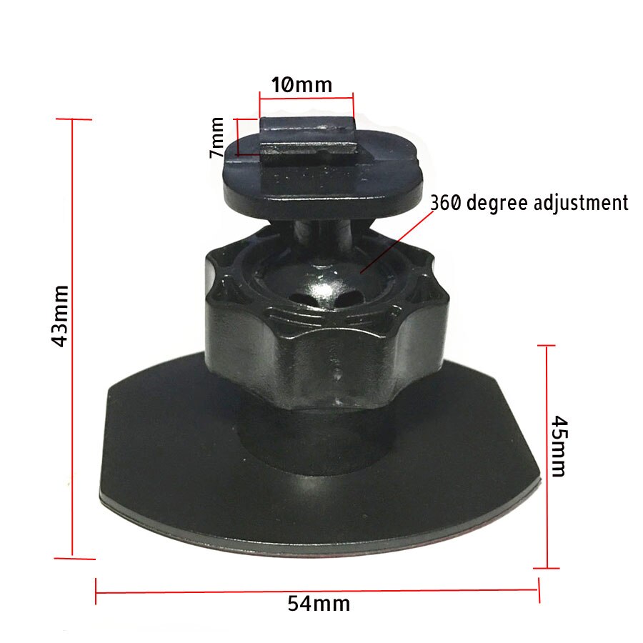 Conkim 3M Paste Stick Car Camera Mount Holder 360 Degrees for G1W G1WH Car DVR Digital Camera 3m Sticky Car Bracket GPS Holder