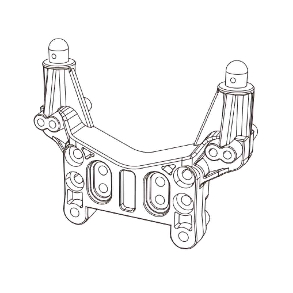 Hyper Go Originele Vervanging Accessoires Onderdelen 16180b Achterschoktoren Met Pijlers Voor 1/16 Rc Vrachtwagens, Auto 'S H16bm/H16gt/H16dr: Default Title