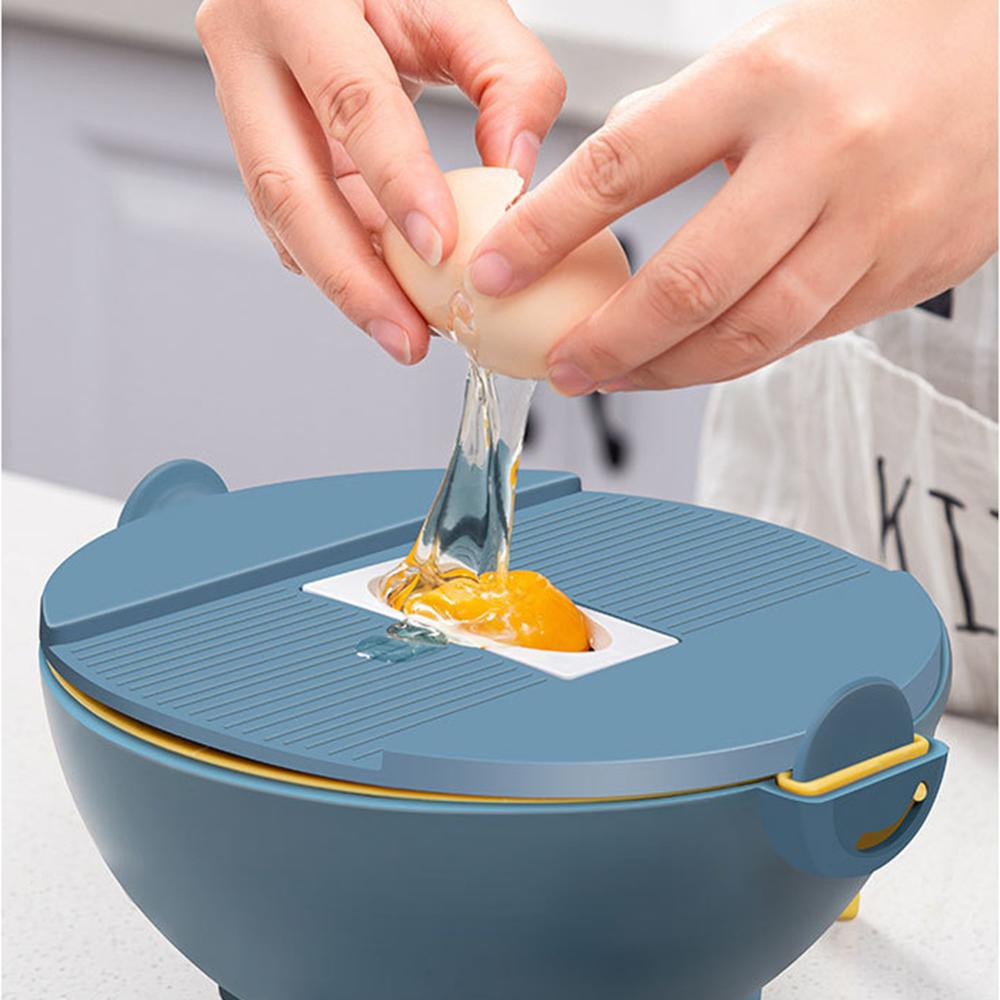 Multifunctionele aardappel-komkommerrasp, roterende groentesnijder, schilmachine met afdruipmandje, keukengadgets