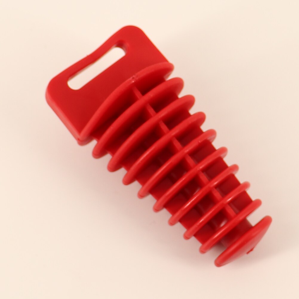 Exhaust tube plug Muffler washing WaterProof Plug for Dirt Pit Bike Motortcycle Supermoto street bikes ATV: red