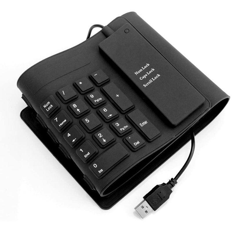 109 Keys Silicone Soft USB Wired Keyboard