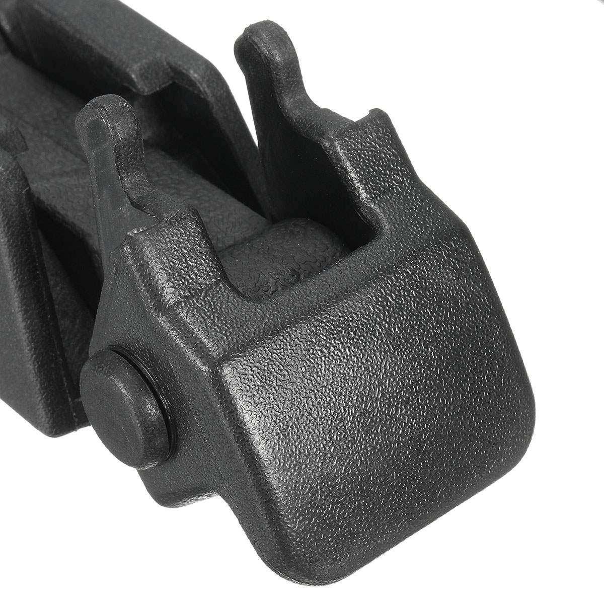 Novo 1 conjunto preto capa bloqueio suporte travas fivela titular para jeep/wrangler 2007-2016