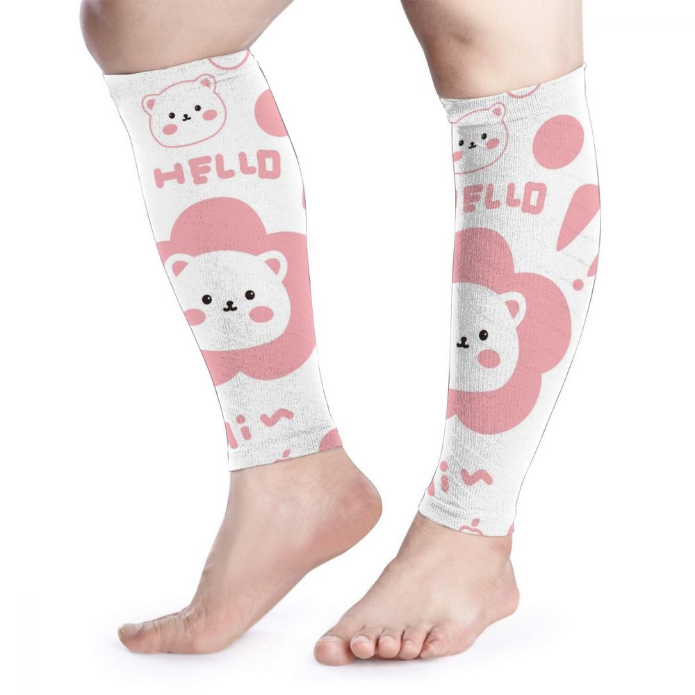 Sports Calf Bear Protector Calf Leg Running Compression Sleeve Socks Shin Splint Support Brace Guard Q007
