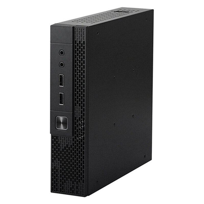TX02 ITX Case+Back Mount Bracket HTPC Chassis Case Mini Desktop Computer Case Industrial Control ITX Enclosure