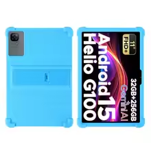 For DOOGEE Tab E3 11-inch Tablet 11inch Android 15 Case Coat Shockproof Cover Soft Silicon Stand Protective Shell: SKY BLUE