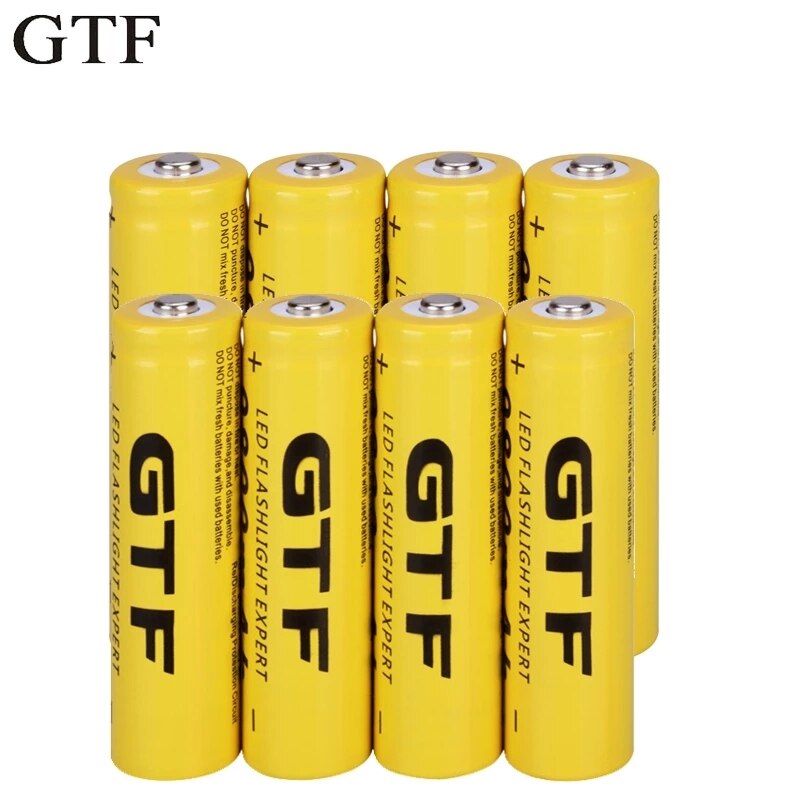 GTF 18650 3.7V 9800mAh Li-ion battery Rechargeable Lithium ion Batteries for flashlight headlamp electronic toy