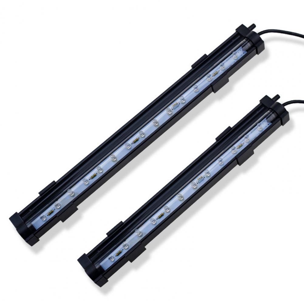 Fish Tank Lamp Colorful Increasing Oxygen Bubble Light Waterproof LED Decor Lamp for Aquarium