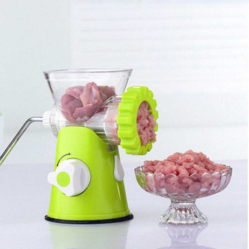 Manuell kjøttkvern maskin nøtteskjærer fiskepølse sveiv kjøttkvern grønnsaker food processor multifunksjonell kjøkken kjøttdeig lage