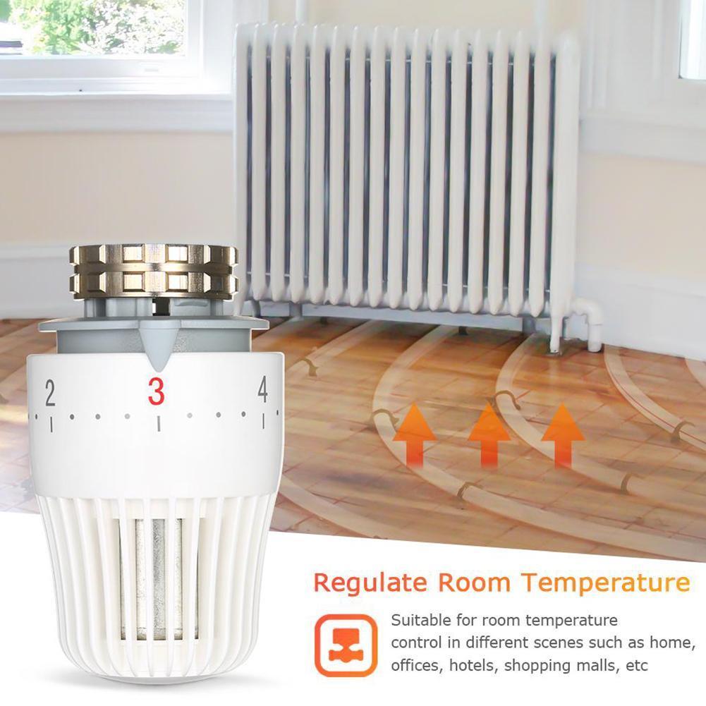 1Pcs Thermostatic Radiator Valve Pneumatic Temperature Head Valves System Controller Control Remote Radiator For Heating A9Y3