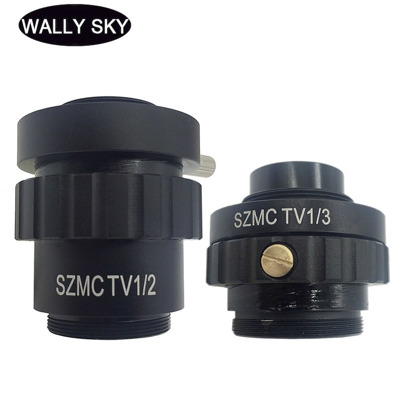 0.3X 0.5X c-mount lentille 1/2 1/3CTV Microscope caméra adaptateur pour caméra numérique vidéo trinoculaire stéréo Microscope réduction lentille