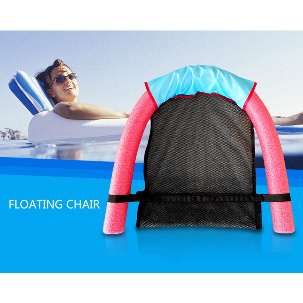 Silla flotante portátil para nadar, hamaca, hamaca, asientos de malla, cama de agua, asiento de piscina