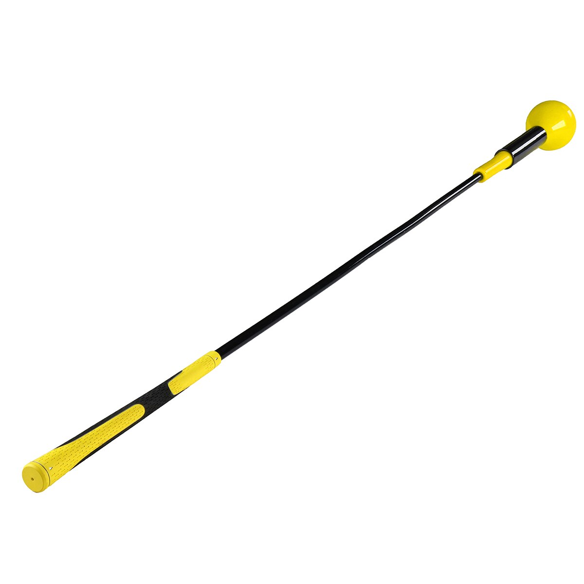 120cm Golf Practice Swing Aids Tool Beginners Auxiliary Training Equipment Swing Exercise Stick Indoor Outdoor Golf Equipment: Yellow