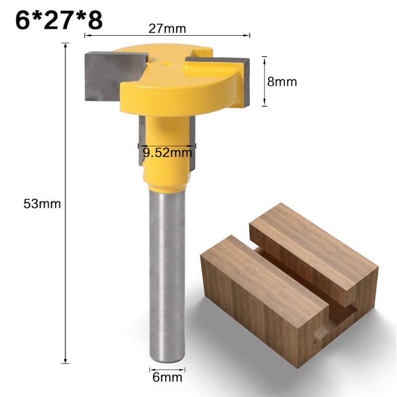 Fraise à Chanfreiner Ronde ZBORAVPIX - Tige 8mm, 8x63mm, Pour Bordure Perles Sur Bois Et Panneaux - 9