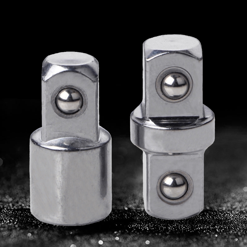 3/8" Socket Sleeve Adapter Hexagonal Connector Socket-double Head Outer Square Electric Wrench Extension Rod Wind Batch