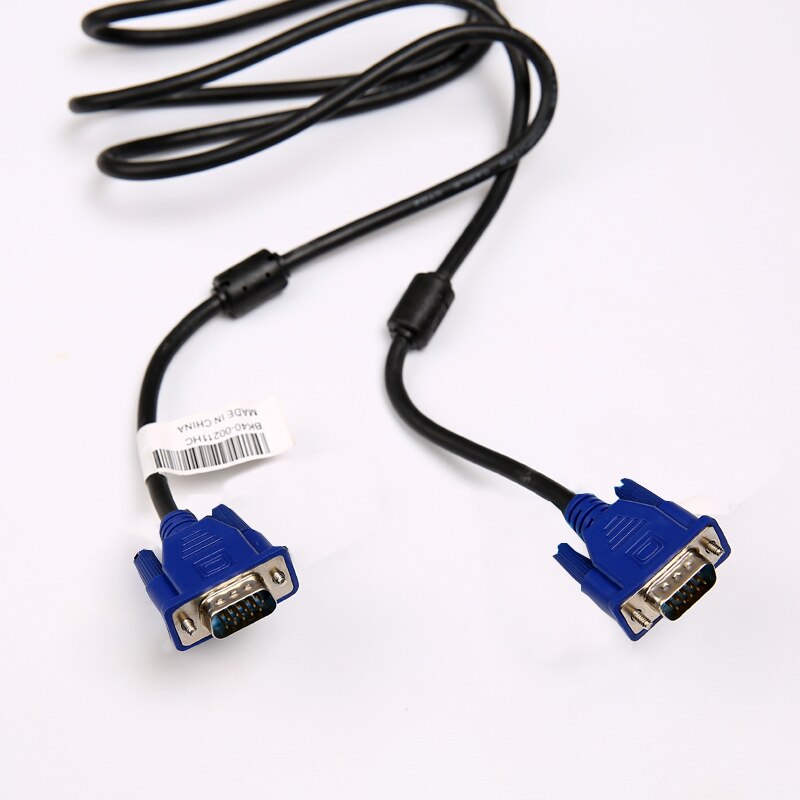 Vga To Vega Cable 1.5 Meters 4+5 Blue Head Connecting Male To Male Vga Line