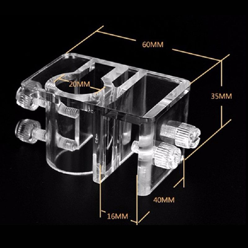 Aquarium Acrylic Fish Tank Filter Outflow Inflow Pipe Water Hose Mount Holde