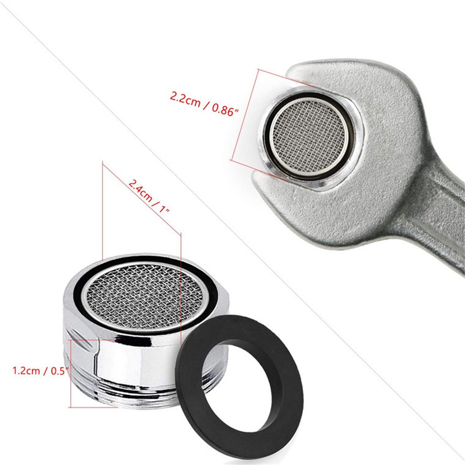 Aireador de grifo aerador de filtro insertar aireador para grifos de cocina herramienta de partes de reemplazo filtros Bubbler insertar fregadero aireador