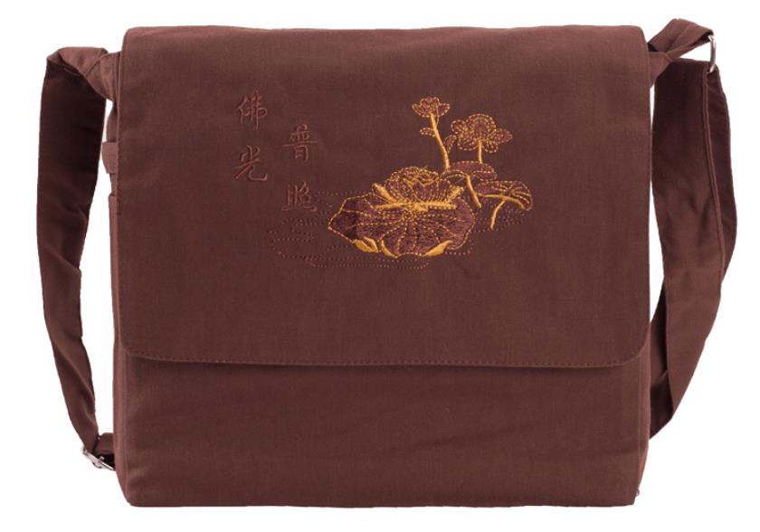 Bolso budista de monje budista, bolsa de hombro