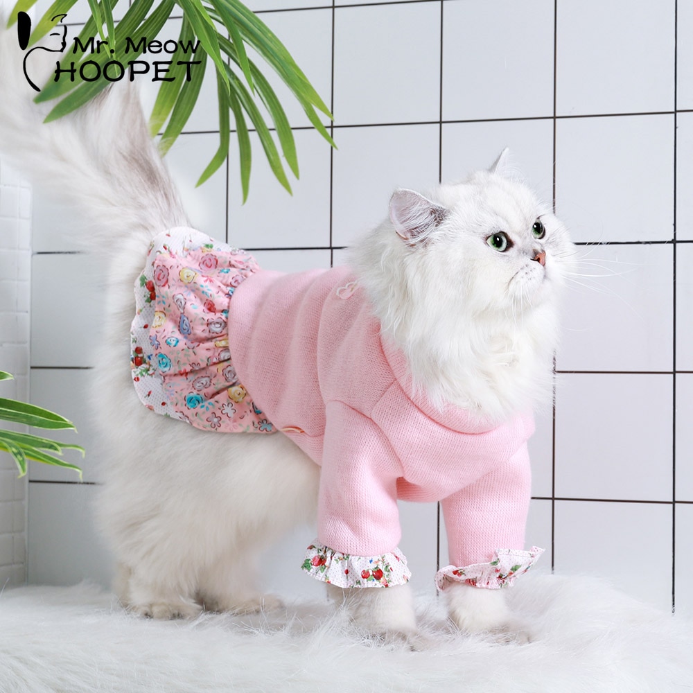Hoopet-ropa para mascotas, abrigo de peluche para perro, traje para cachorro, vestido de personaje para perros pequeños, ropa para gatos