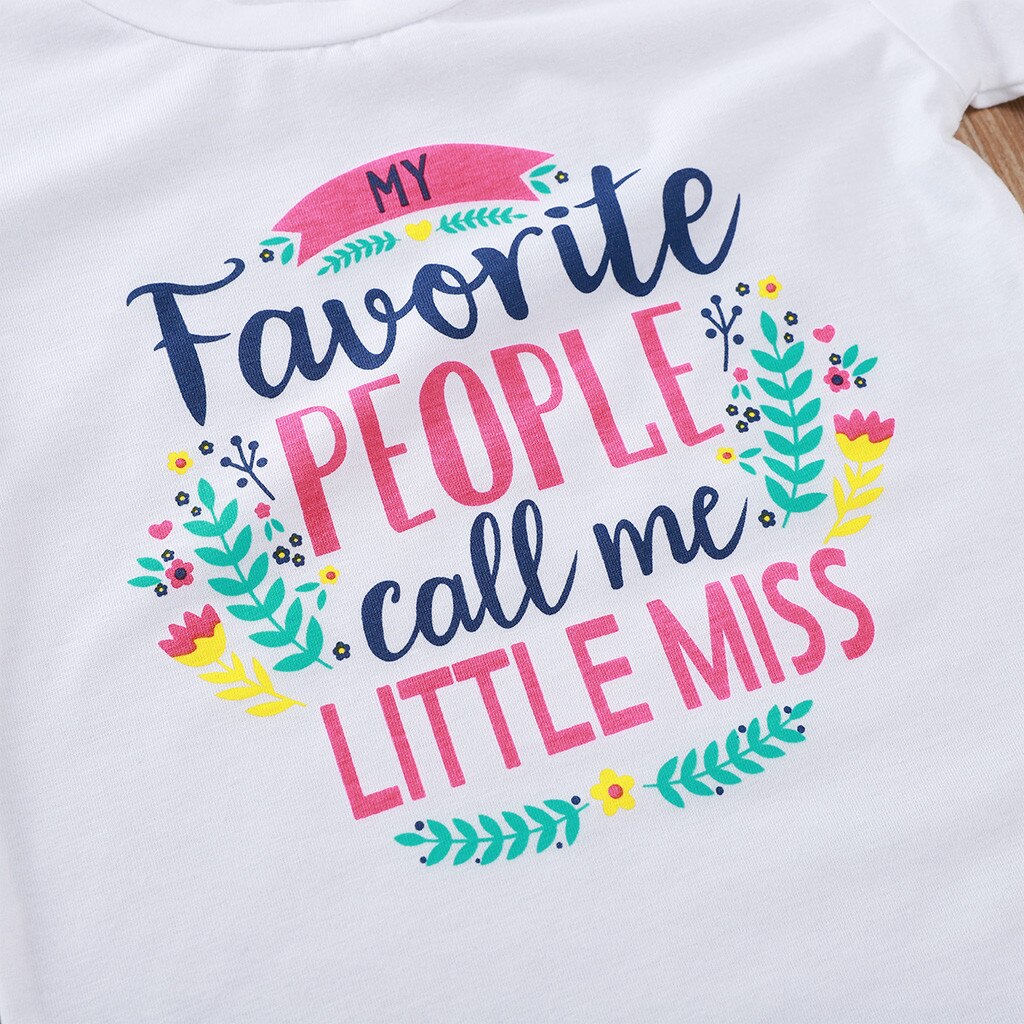 Zomer Baby Meisjes T Shirts Korte Mouwen T-shirts Meisje Top Meisjes Korte Mouw Brief Afdrukken T-shirts Tops Zomer Kleding # P30
