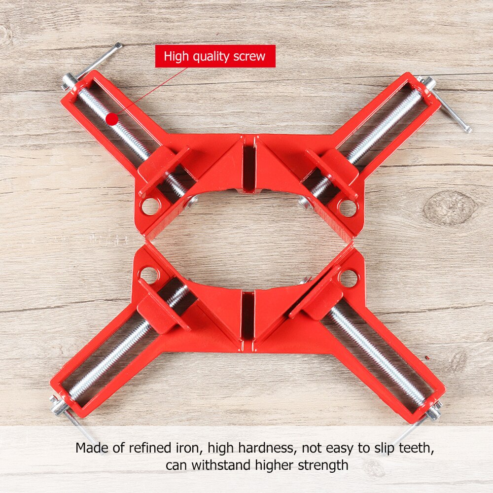 Multifunction 90 Degree Right Angle Clamp Mitre Clamps Corner Clamp Woodworking Frame Clamp Woodworking Hand Tool