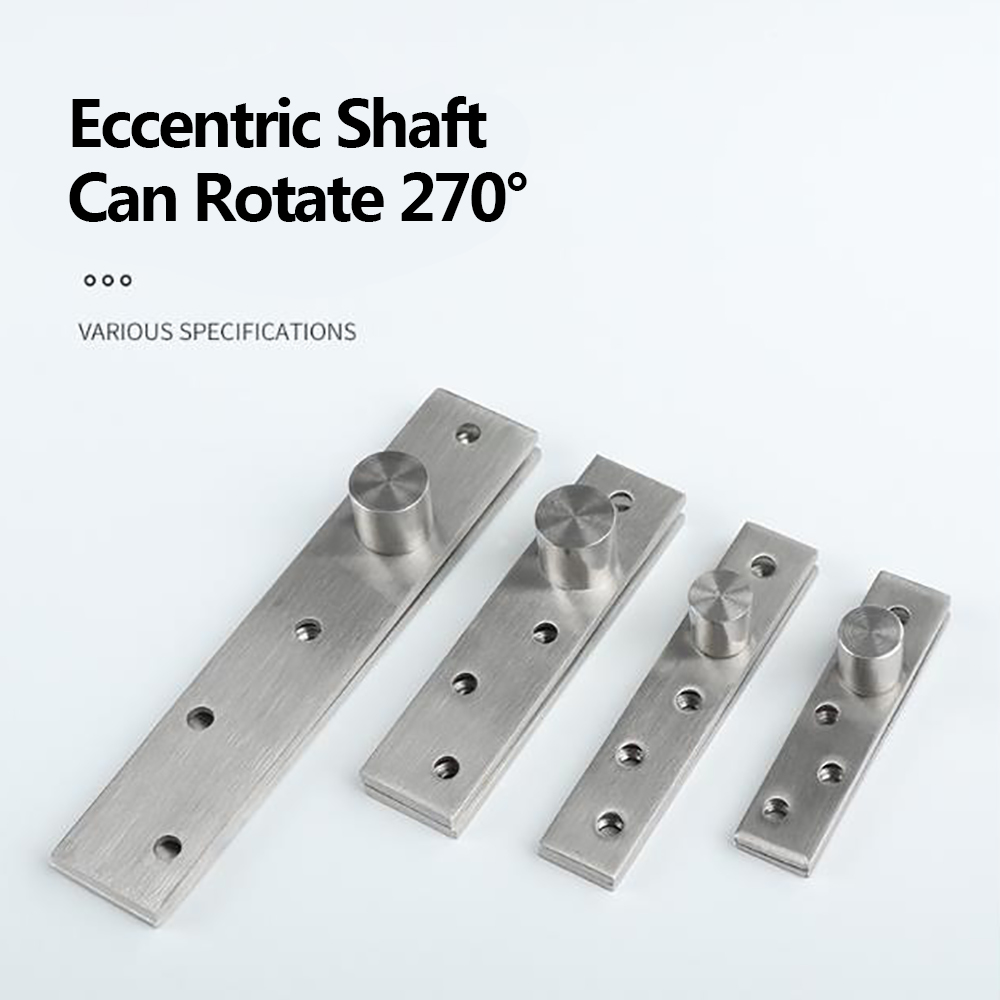 1pcs 270 Degree Rotation Axis 75/100/150mm Stainless Steel Up and Down Doors Rotating Hinges Location Shaft Hidden Pivot Hinge