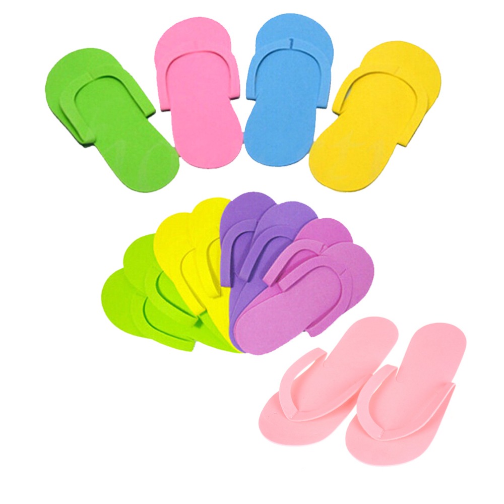 36 Pair Disposable Foam Slippers Foam Pedicure Slippper for Salon Spa Pedicure Flip Flop Tools Spa Pedicure Sandals
