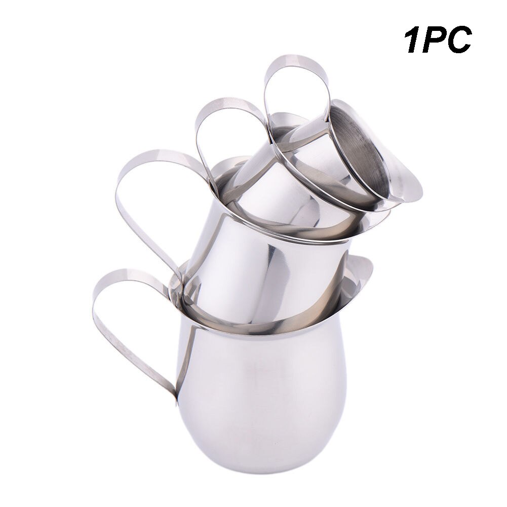 Coffee Pot Mug Jug Cup Pitchers Foam Milk Container Stainless Steel Espresso