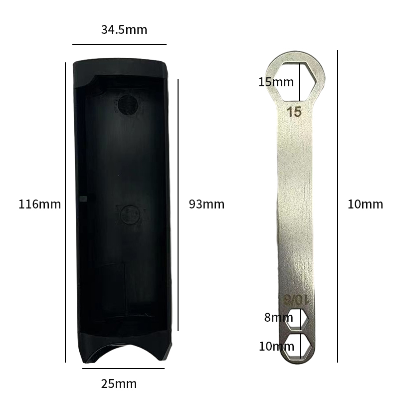For Brompton Hidden Tool Box Wrench Bicycle Accessories Bicycle Mounting Tools Accessories magnet Frame Inner Storage Bag Kit: WHITE