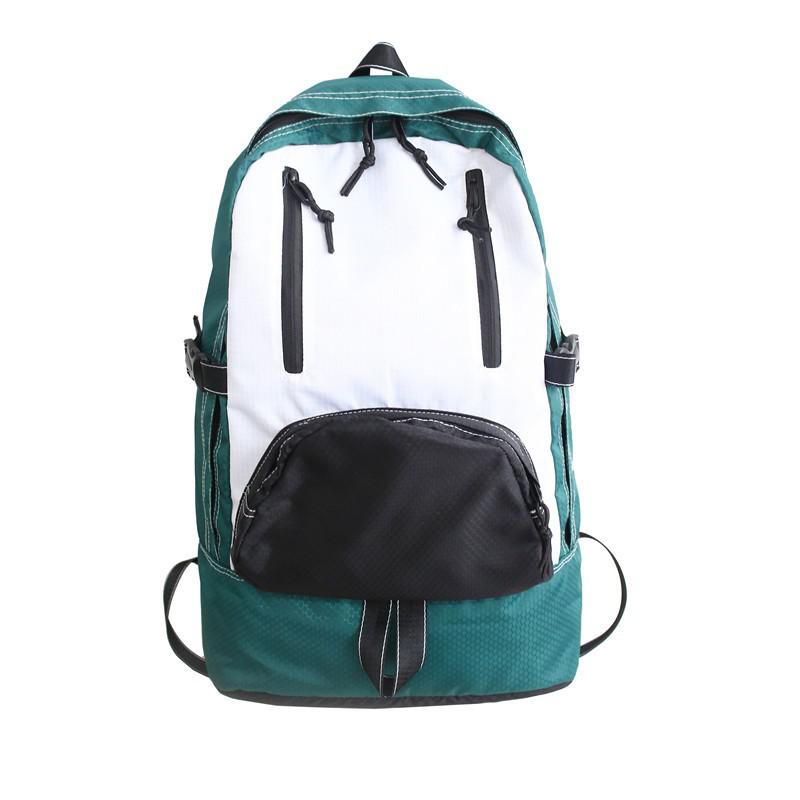 Harajuku Frauen Nylon Rucksack männer reisen Rucksack Kühlen Bookbag Schüler schule taschen für Teenager mädchen jungen: Grün