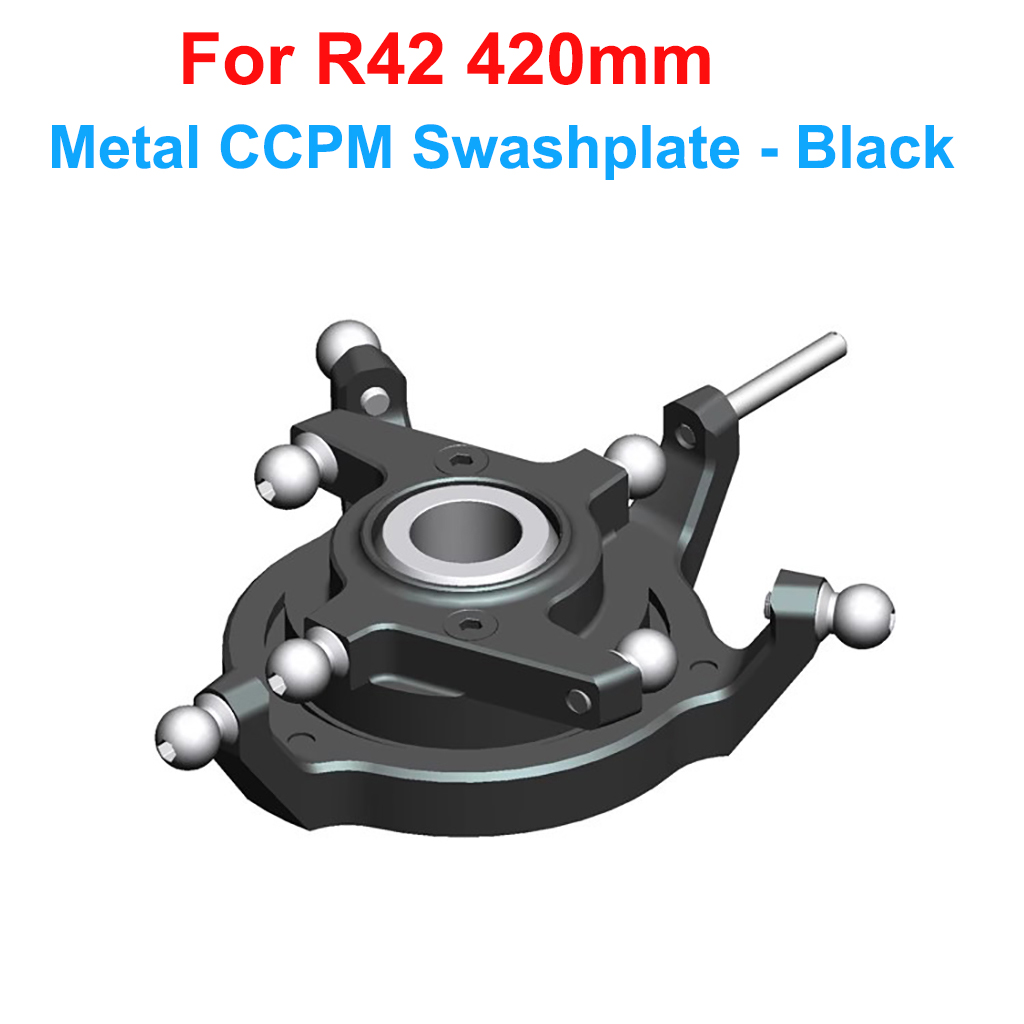 ALZRC - R42 FBL Bausatz RC Hubschrauber DIY R42 Hubschrauber Ersatzteile R42 Batteriehalterung Schnellspanner R42 Metall Motorhalterung